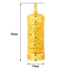 999 Pure Gold Manjusri Guardian Pendant - Rabbit Zodiac Birth Buddha